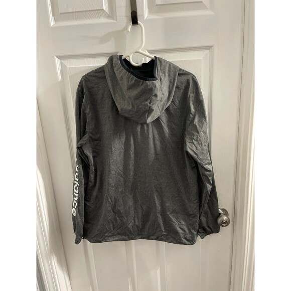 New Balance 1/4 Zip All Motion Hooded Jacket Gray Size M - Picture 2 of 7